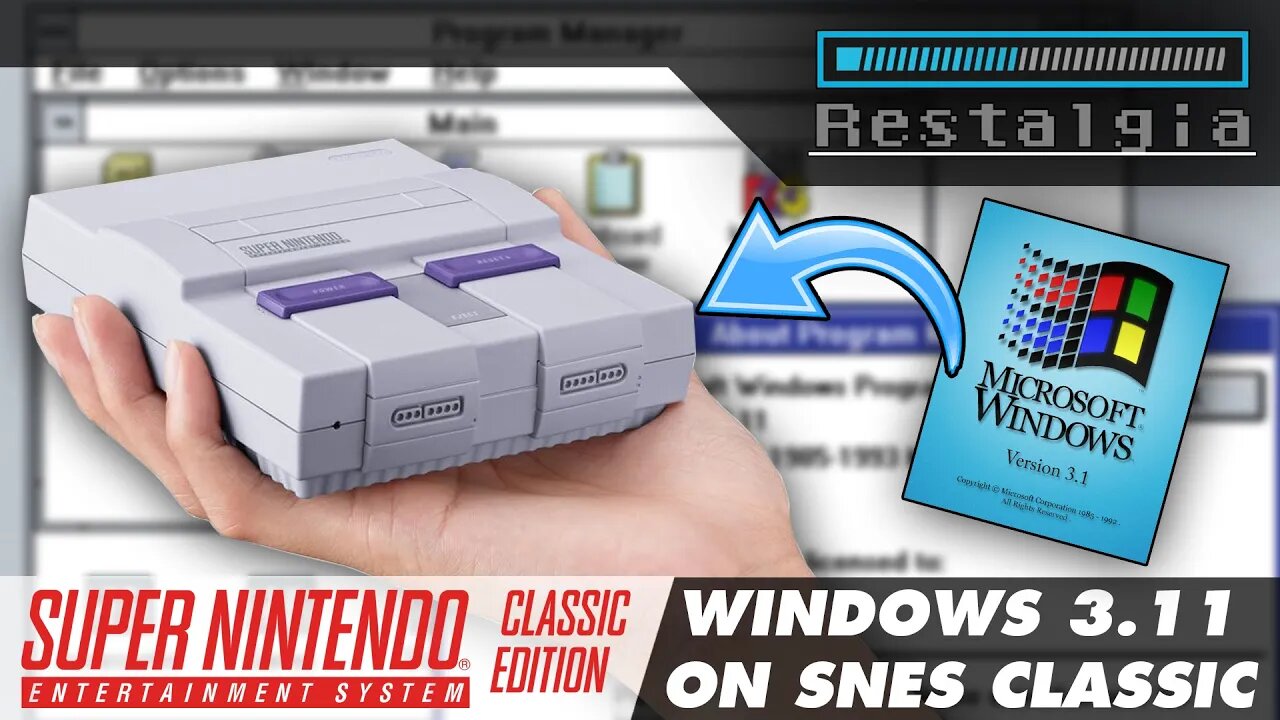 Installing Windows 3.x On Your Nintendo Classic Consoles!