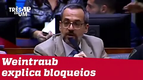 Ministro Abraham Weintraub é convocado para explicar bloqueios na educação