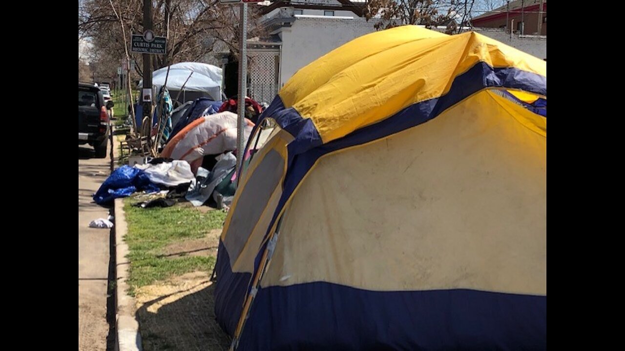 Mayor Michael Hancock says Denver is making progress in dealing with its homeless issue, but that much more needs to be done.