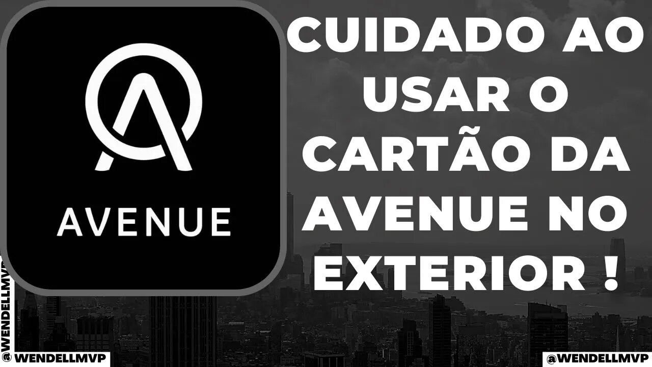 🔵 #AVENUE | ENTENDA TUDO SOBRE O CARTÃO DE DÉBITO | USAR E SACAR DINHEIRO NO EXTERIOR !