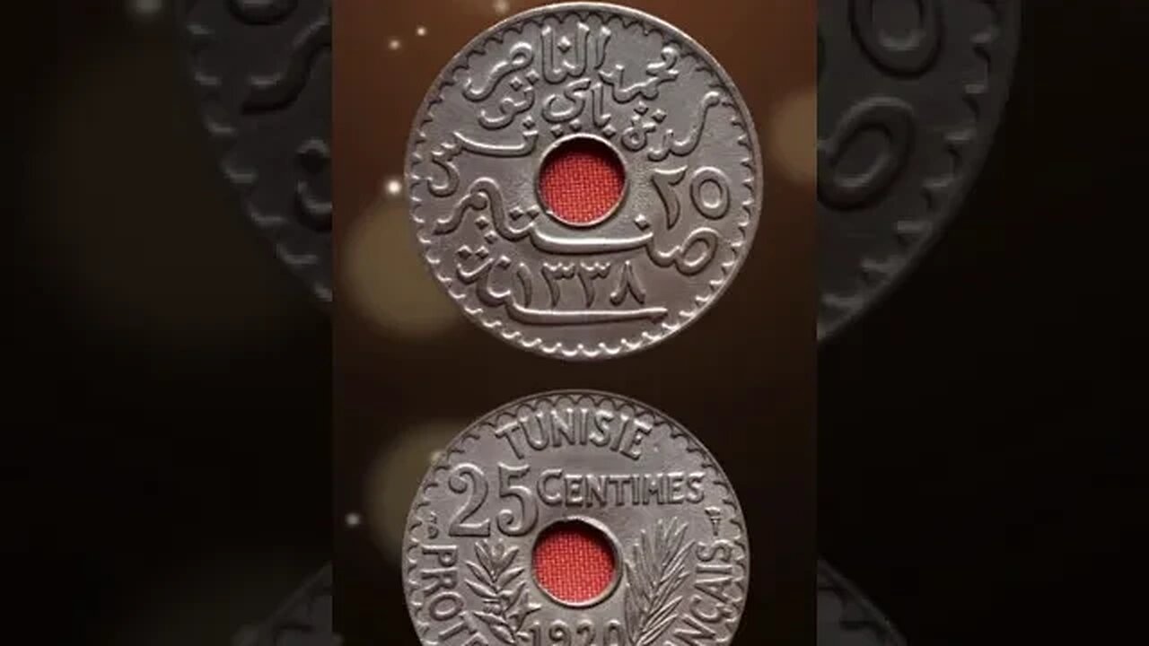 Tunisia 25 Centimes 1920. #shorts #viral #coinnotesz