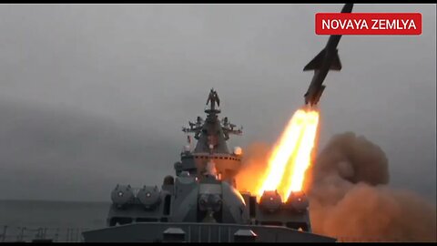 Firing of Vulkan, Granit & Oniks missiles by Russian Slava Cruiser, Oscar Sub & Bastion: Bering Sea