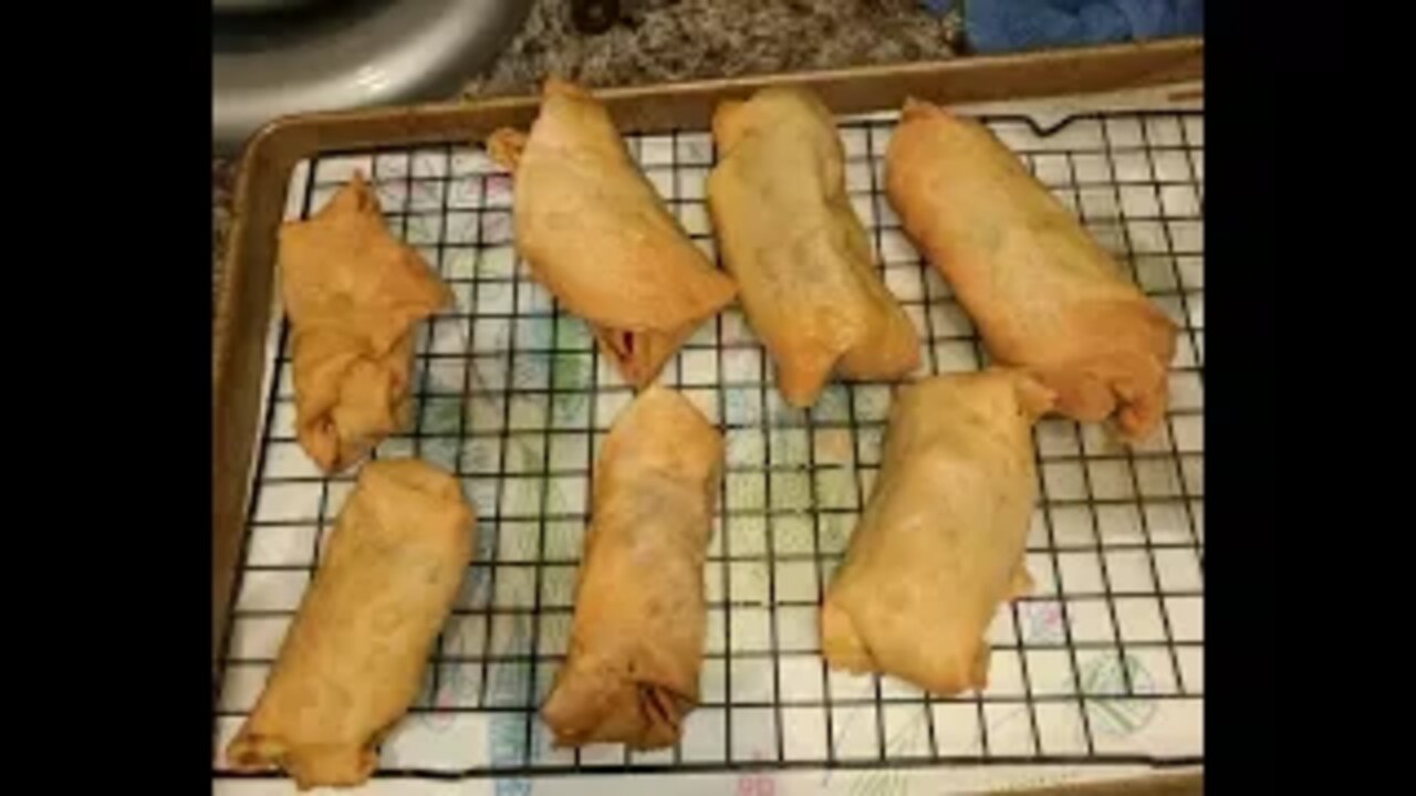 Southwest Chicken Egg Rolls