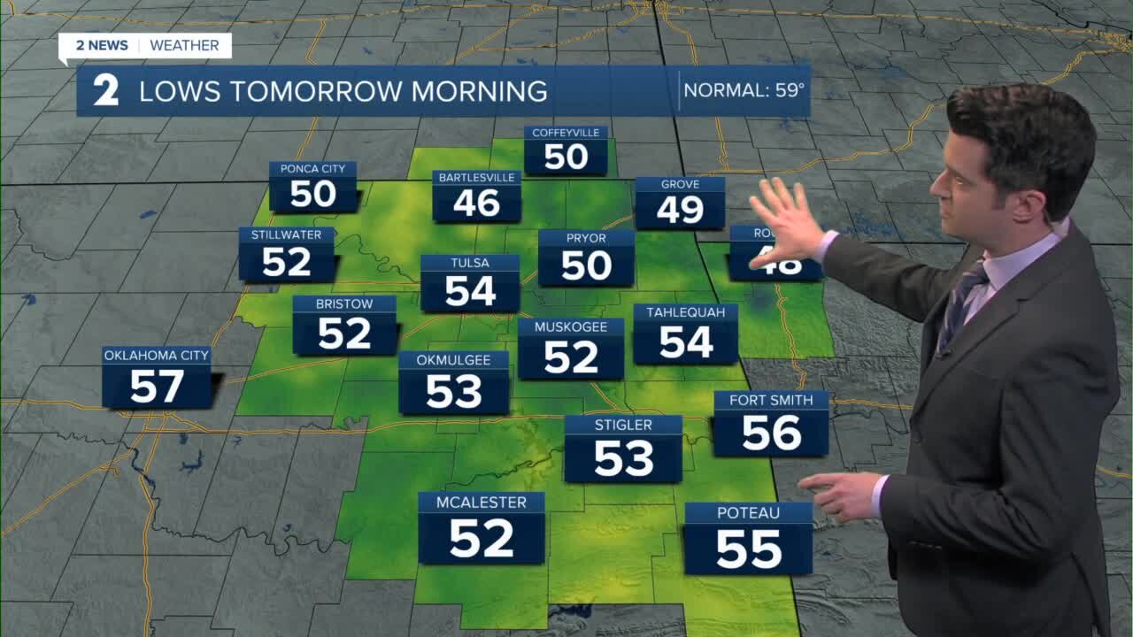 A cold start to Monday