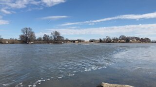 Lake Ice Melting