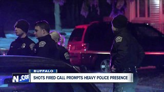 Shots fired call prompts heavy police presence