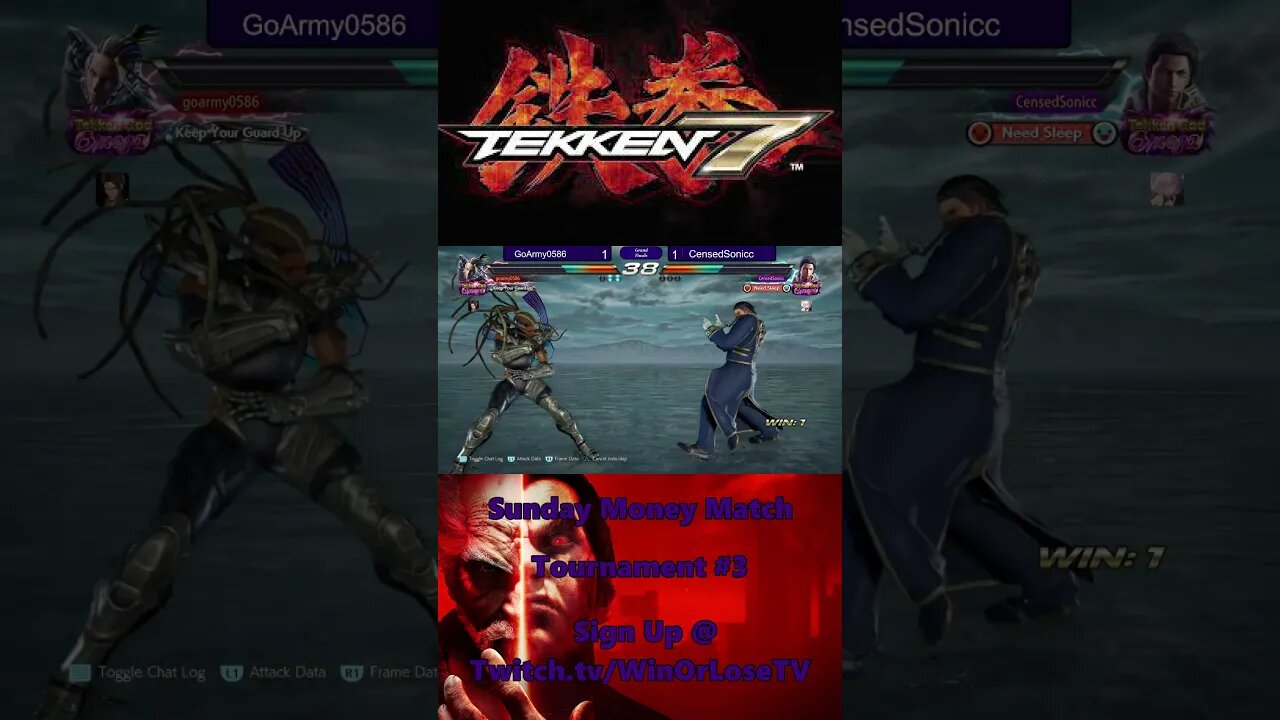 Tekken 7 PSN Sunday Money Match Tournament #3 Grand Finals Match 8 #shorts #tekken7