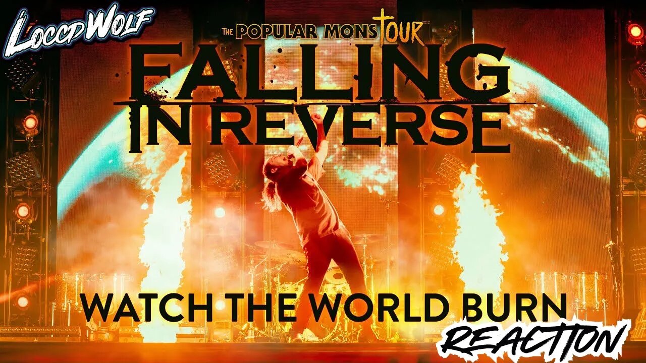 The Ultimate Monstour Experience: Reacting to Falling In Reverse's Epic 'Watch The World Burn' LIVE!