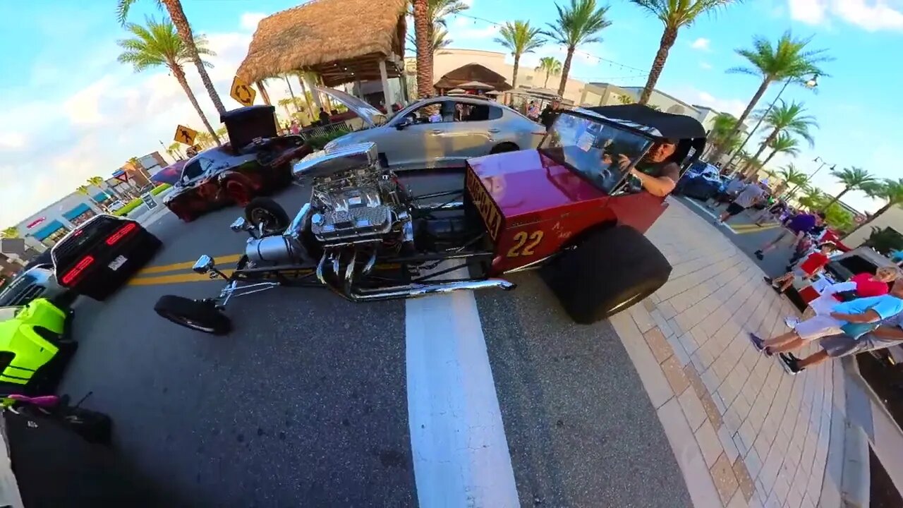 Drag-U-La - One of One - Racing Street Rod - Promenade at Sunset Walk - Kissimmee, Florida