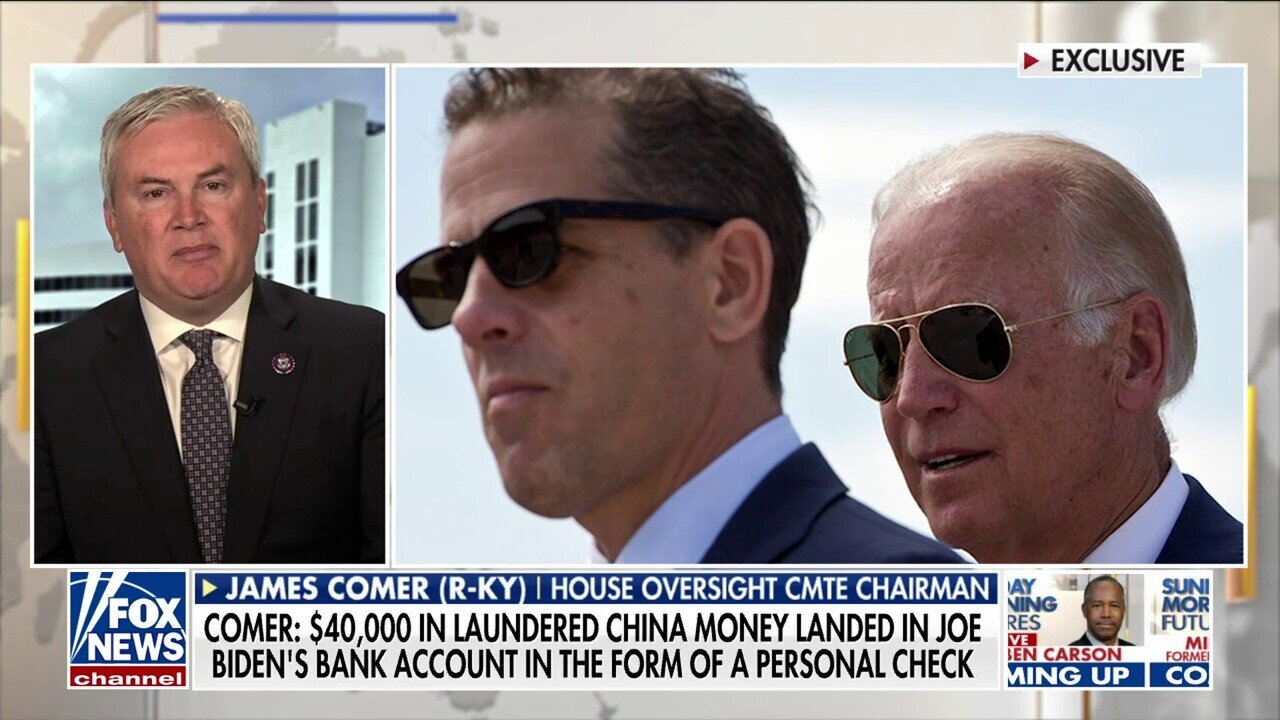 James Comer: We Traced The $40,000 Check Joe Biden Received To Hunter Biden's WhatsApp Message