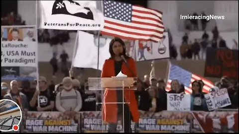 Tulsi Gabbard @ Anti-War Rally In Washington DC Feb.19 2023