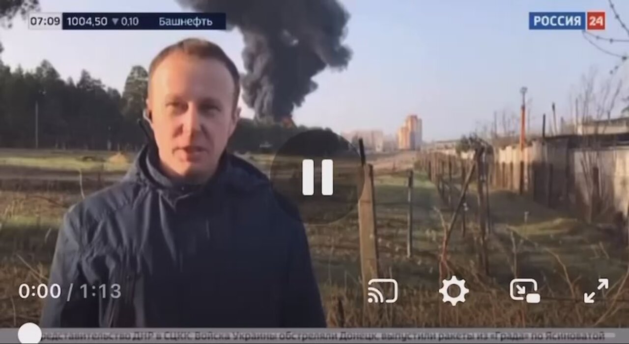 🇺🇦Graphic War18+🔥Russia TV Reports Explosion Inside Russia City 🚀Mystery Missile