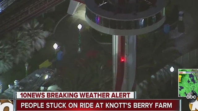 18 people stuck on Sky Cabin ride at Knott's Berry Farm