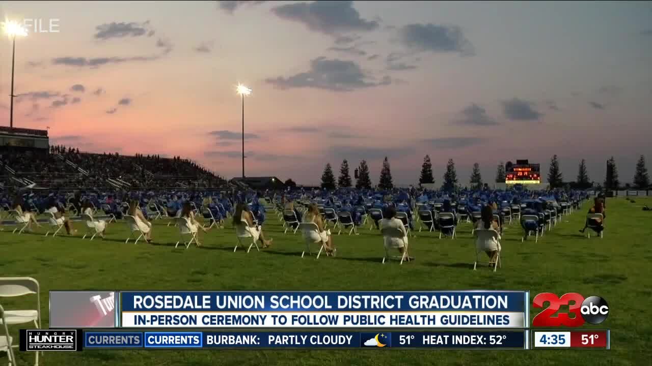 Rosedale Union School District to hold in-person graduation following public health guidelines