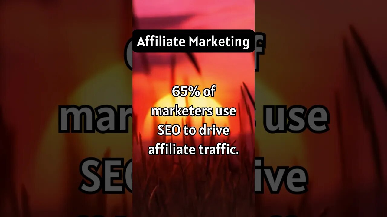 Affiliate Marketing + SEO Fact