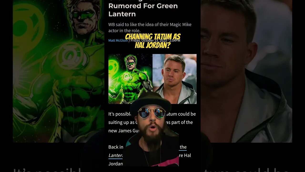 DC To Cast Channing Tatum As Green Lantern? #dc #channingtatum #shorts