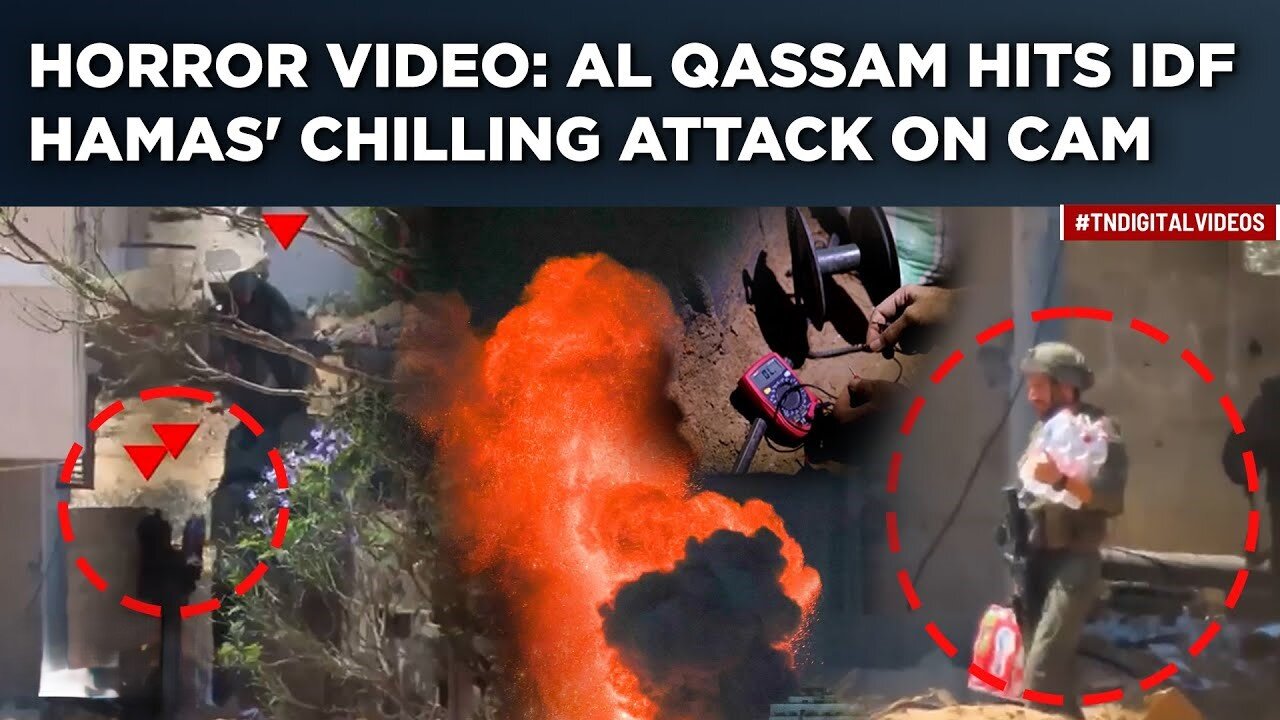 Rafah Conflict: Al Qassam's Deadly Attack On Cam| Bombs Planted, Building With IDF Troops Detonated