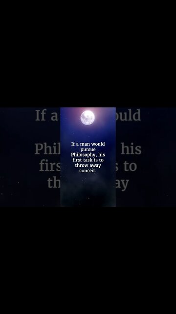 “If a man would pursue #philosophy …” The Golden Sayings #quotes of Epictetus #stoic #shorts