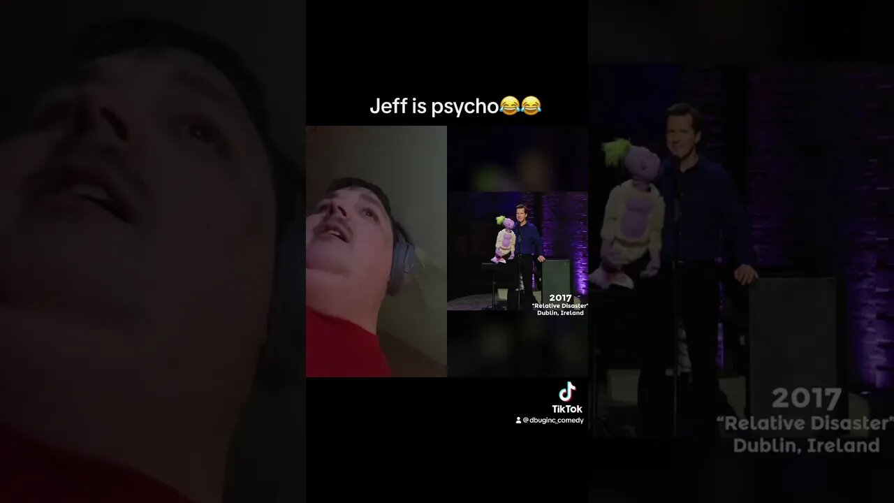 😂#jeffdunham is psycho #reaction #comedy #fyp #standupcomedy #shorts #viral #trending #peanut ￼