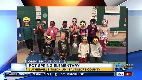 Good Morning from Pot Spring Elementary!