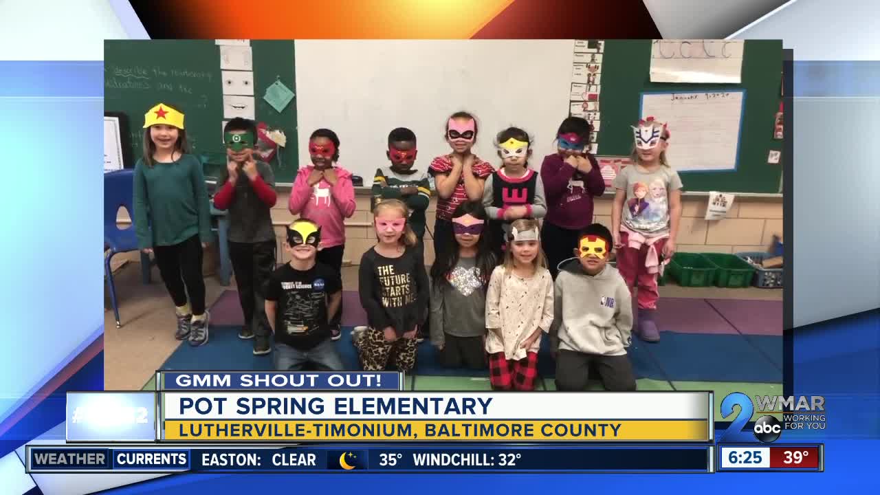 Good Morning from Pot Spring Elementary!