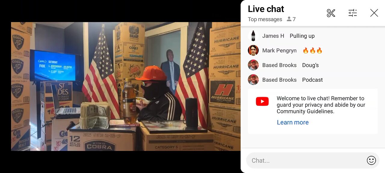 mask-man at it again 1/2 (he deletes the Livestreams)