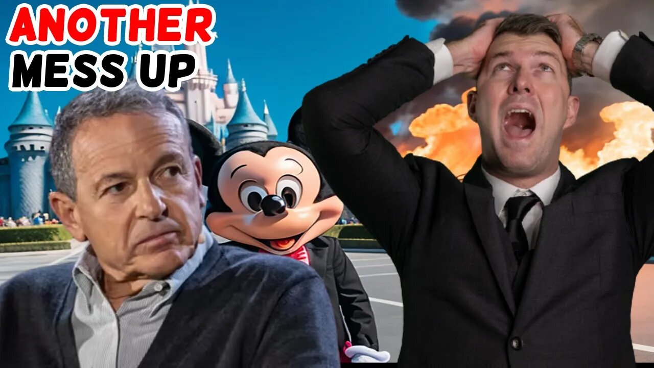 Disney CEO Bob Iger MESSED UP Again...He Can't STOP