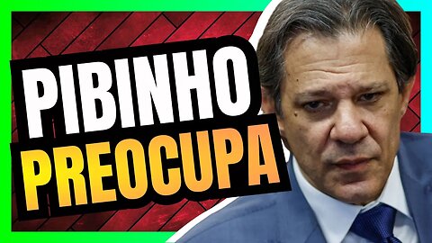 PIB do BRASIL cai em AGOSTO e FERNANDO HADDAD se diz PREOCUPADO