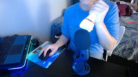 ASMR Rolling My Foot Exfoliator Over My Microphone