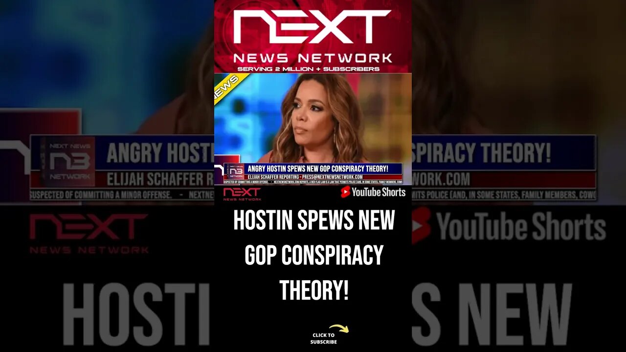 Angry Hostin Spews New GOP Conspiracy Theory! #shorts