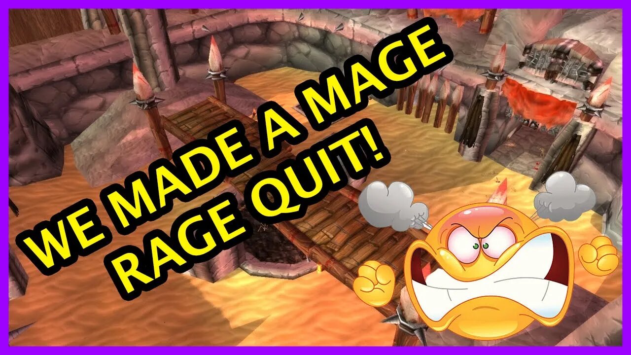 THIS MAGE RAGE QUIT! - WoW Wrath Classic PVP