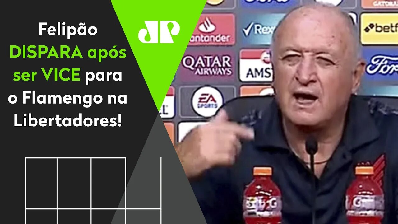 "Eu SÓ DIGO UMA COISA: esse árbitro é..." Felipão DISPARA após Flamengo ser CAMPEÃO contra Athletico