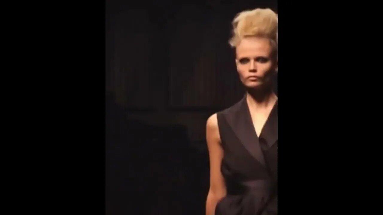 Alber, Tanya Dziahileva and Natasha Poly walk the Lanvin spring summer 2010 runway in Paris