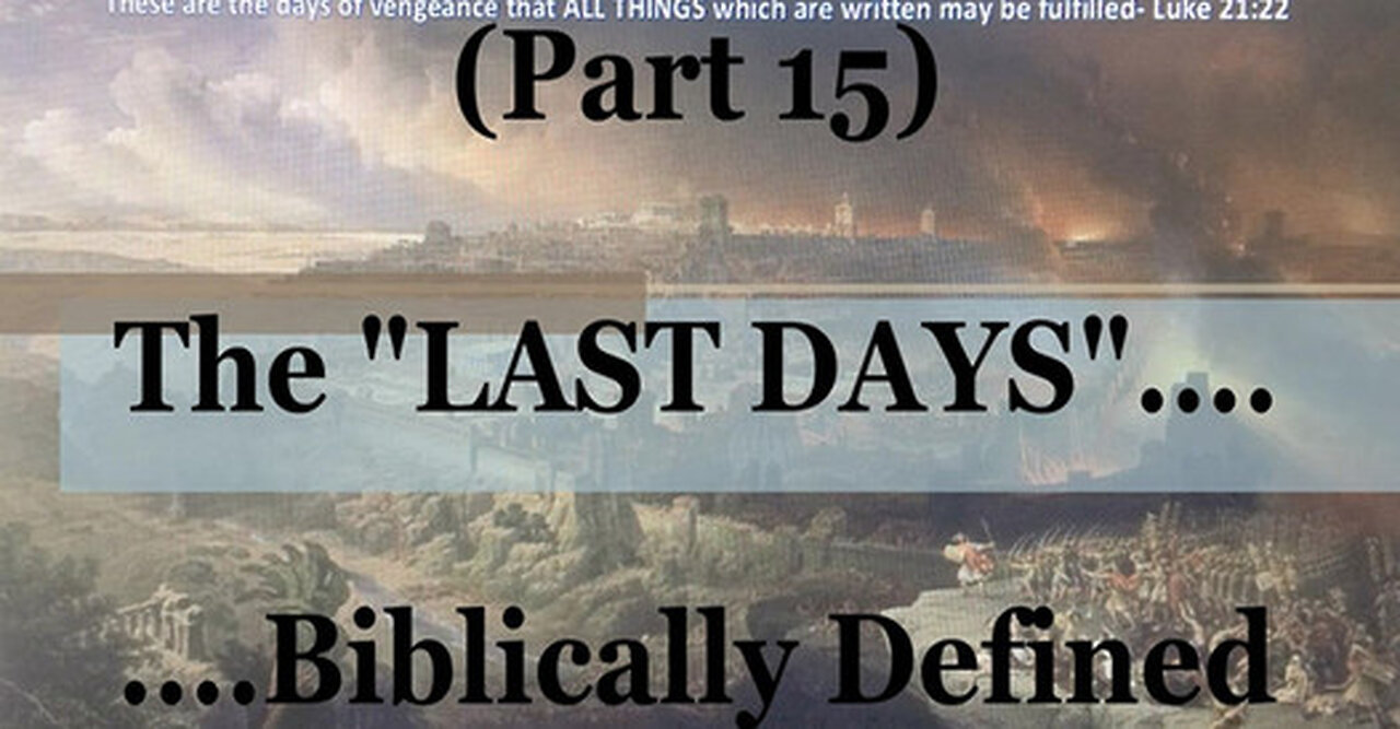 #15) Ezekiel 38: Gog and Magog (The Last Days....Biblically Defined Series)