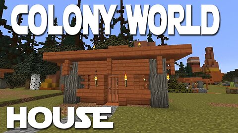 Minecraft Minecolonies 1.12 Colony World ep 4 - Acacia Houses