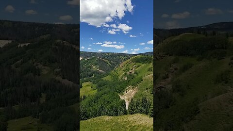 View from the Continental Divide Trail above Combres Pass CO