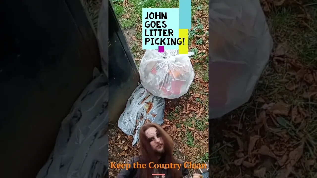 Keep the Country Clean! #shorts #litterpicking @Metal Matt Song! 🤘🚮