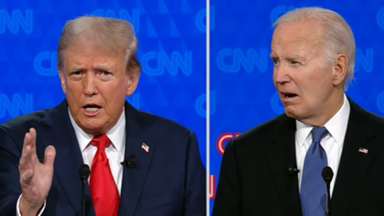 Breaking News: Split Screen Images' from CNN Debate were DEVASTATING for Biden