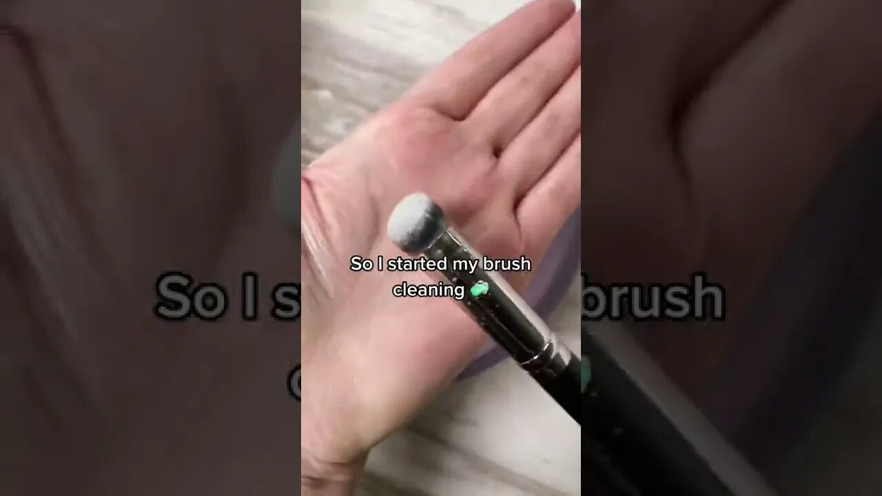 How long you have not wash your brushes Video By lulustool #Shorts