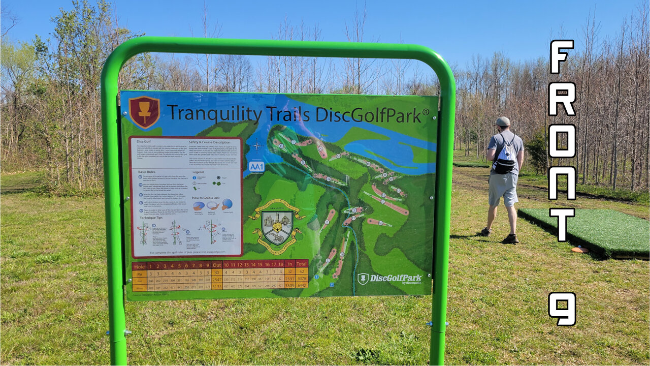 My First Round @ Tranquility Trails Disc Golf Park (F9)