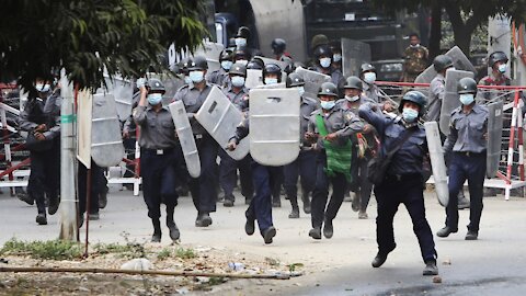 Two Killed By Police Fire in Myanmar's Third Week of Protests