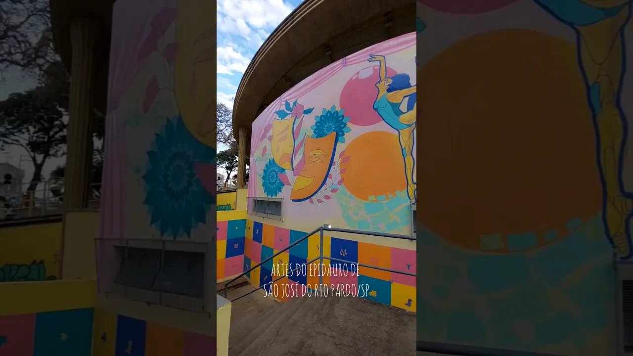 Artes no Epidauro de São José do Rio Pardo/SP 🎨🌎 #art #streetart