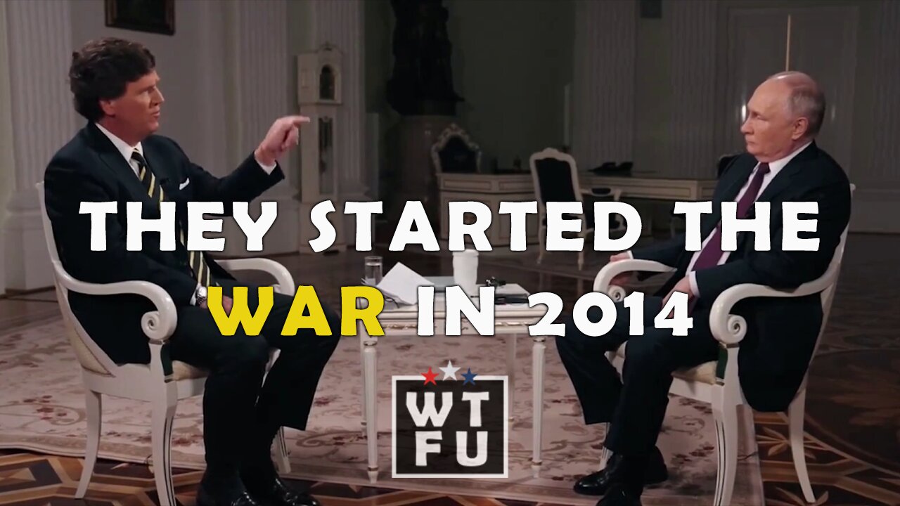 Putin: “It was they who started the war in 2014