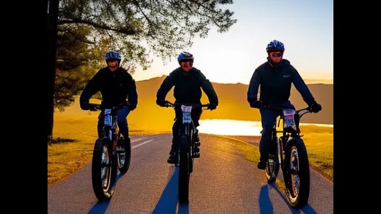 The Three Amigos Ride at Sunset! ( Fatback Rhino )