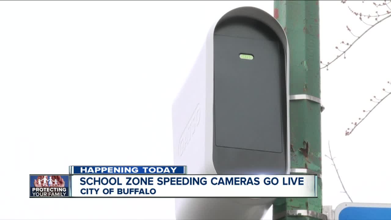 Buffalo school zone speed cameras go live Monday