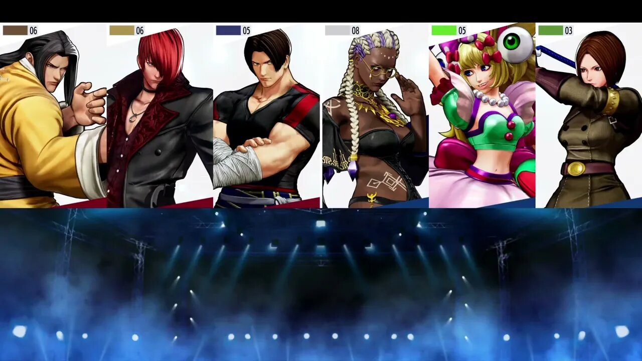 THE KING OF FIGHTERS XV KIM/IORI/GATO VS DOLORES/SYLVIE/WHIP