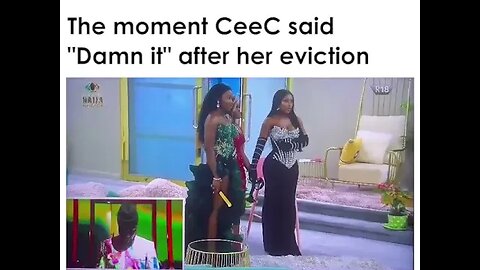 Moment CeeC was evicted #shorts #bbnaijaallstars