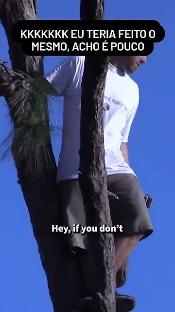 🚨 #FAFO 🤭 This tree-hugger chose to find out!