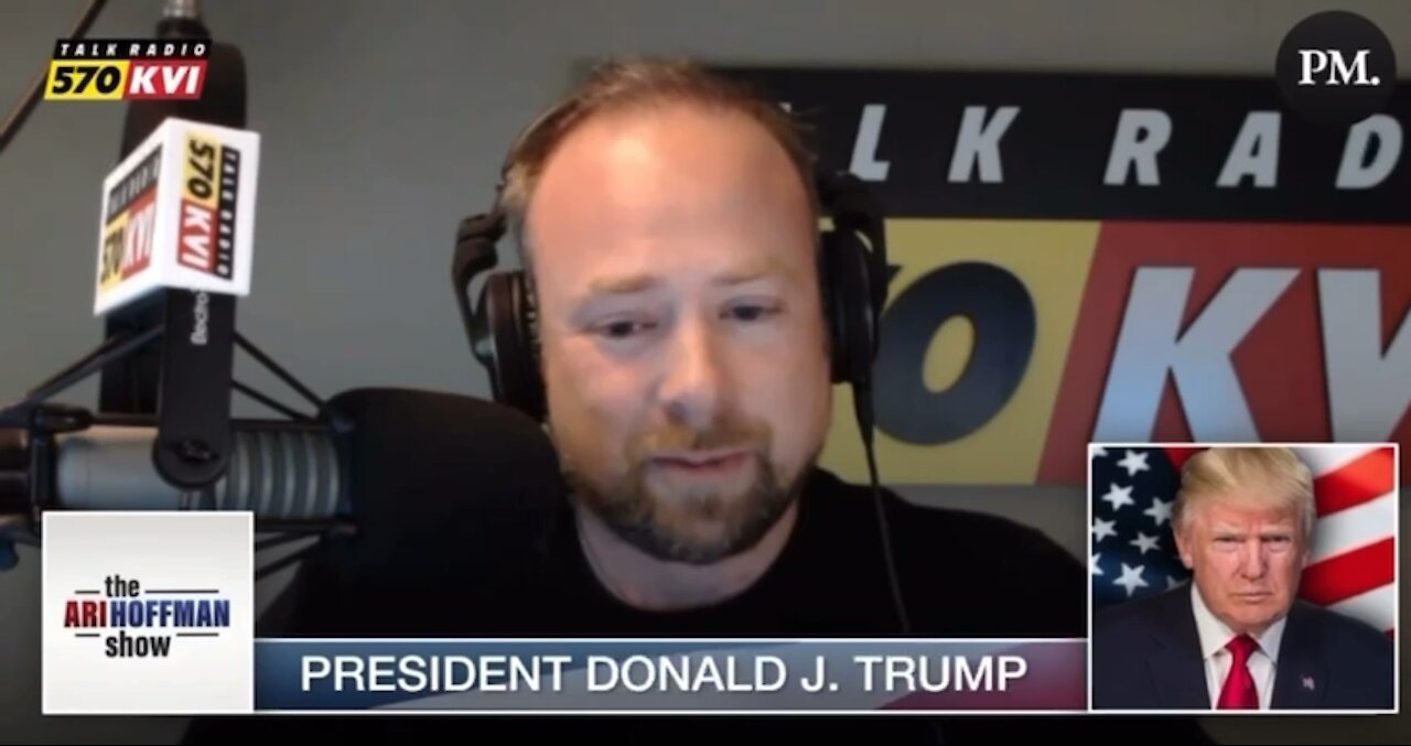 President Trump Interview With Ari Hoffman 10/28/2021