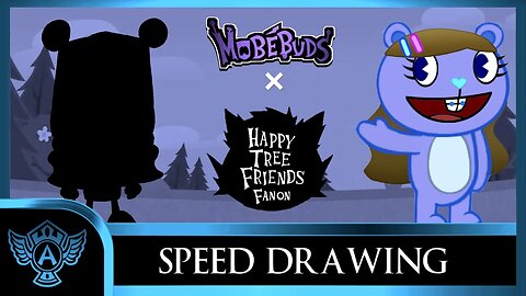 Speed Drawing: Happy Tree Friends Fanon - Nikole | Mobebuds Style